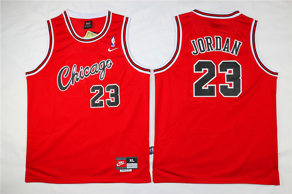 NBA Youth Chicago Bulls 23 Michael Jordan red Game Nike Jerseys